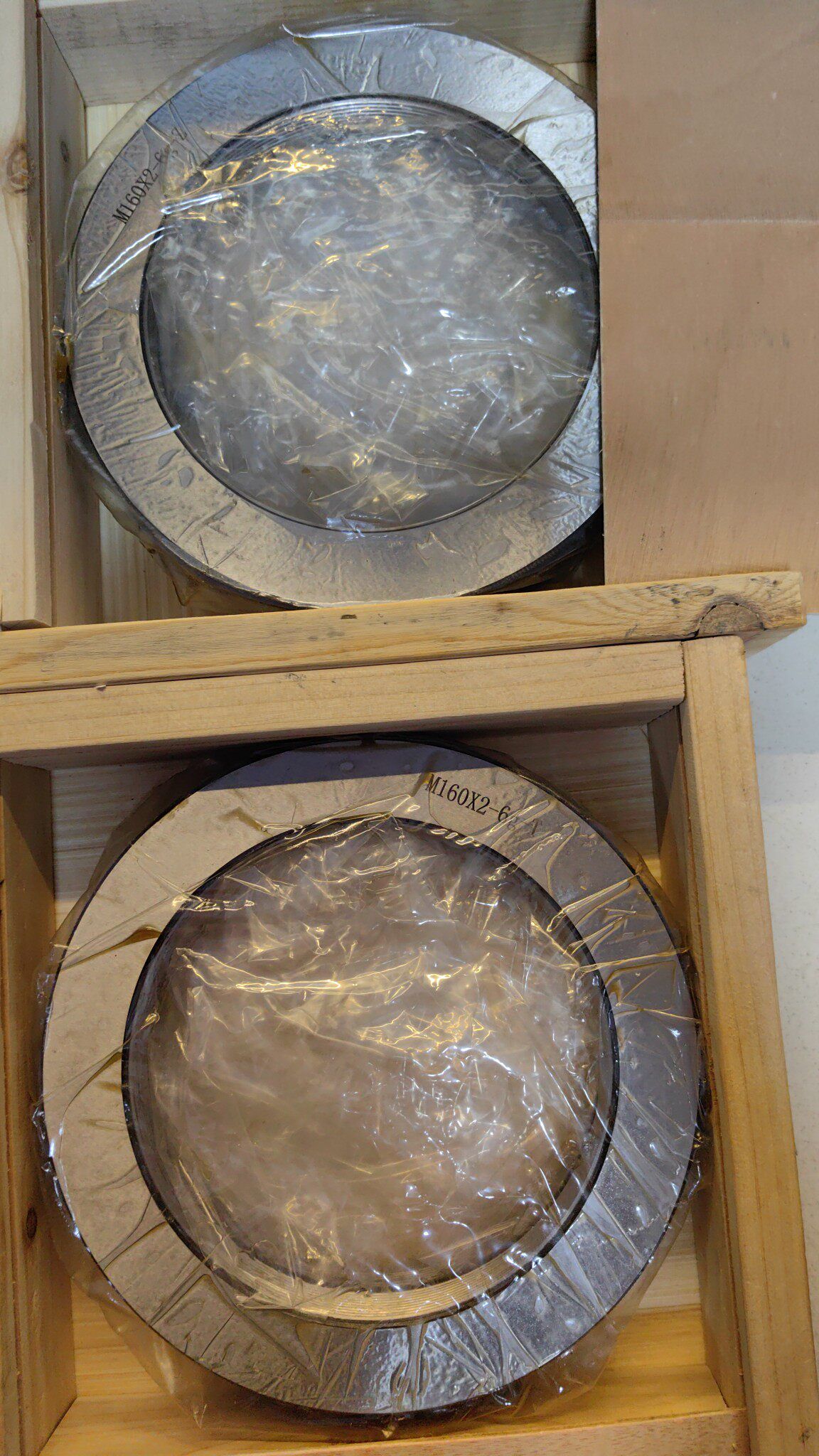 Thread ring gauges M155/M160/ M165/M170/M175/M180/M185/M190/M195/M200 metric ring gauge M155X1.5 6g GO NOGO - Image 2